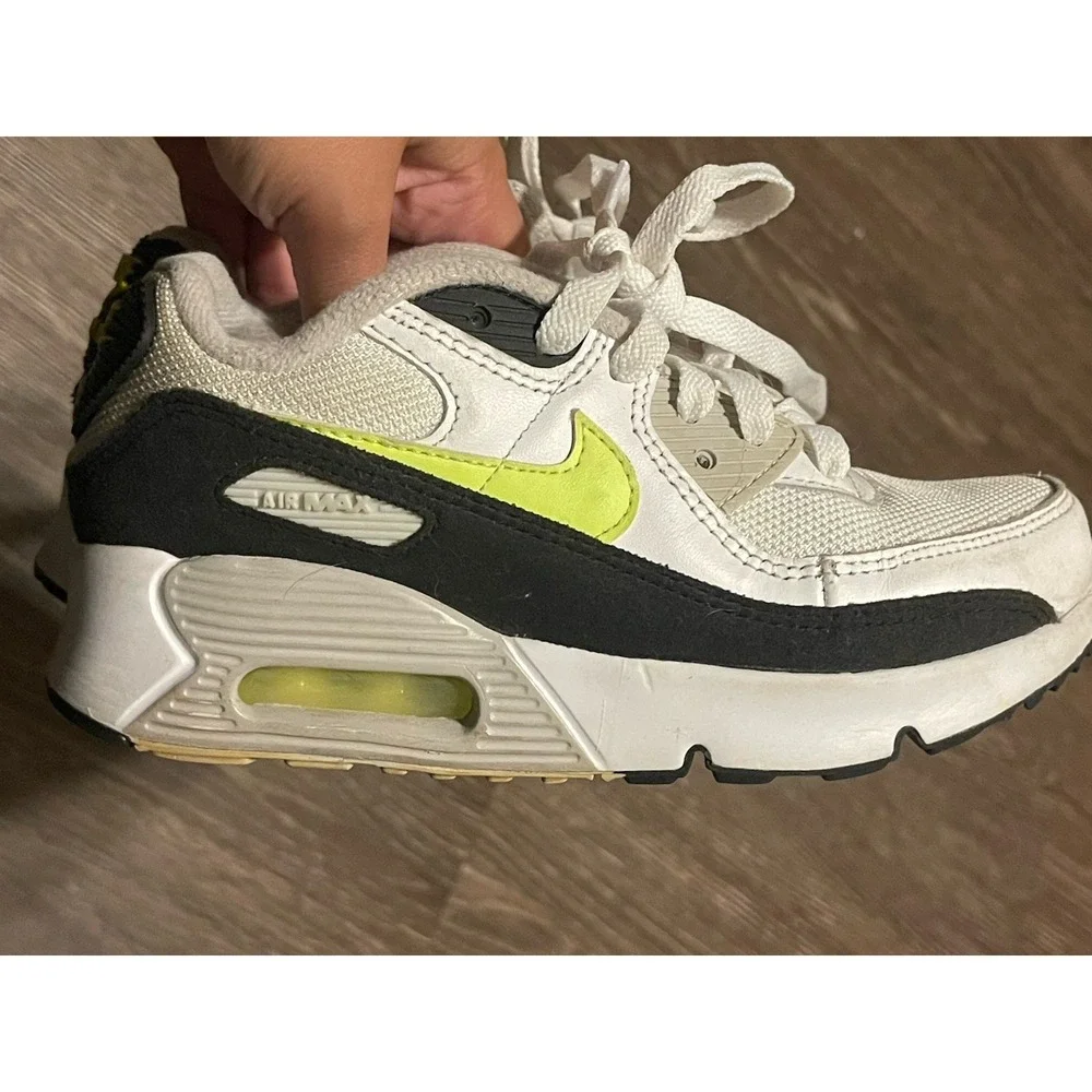 Nike Airmax 90 Hot Lime Black- Little Kids Size 1